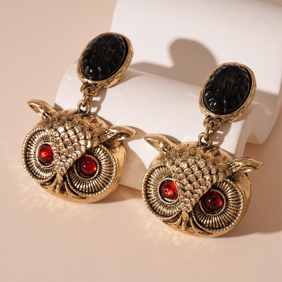 

Metallic Owl Earrings, Elegant and High-end Earrings for Women