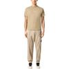 STONE ISLAND Maglietta da Uomo con Logo, Vestibilità Slim, Girocollo, Manica Corta Raglan, Top, Giallo Sabbia K2S152100037S0241V009A