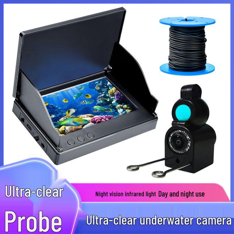 Underwater HD Fish Finder with Night Vision and Deep Well Detection