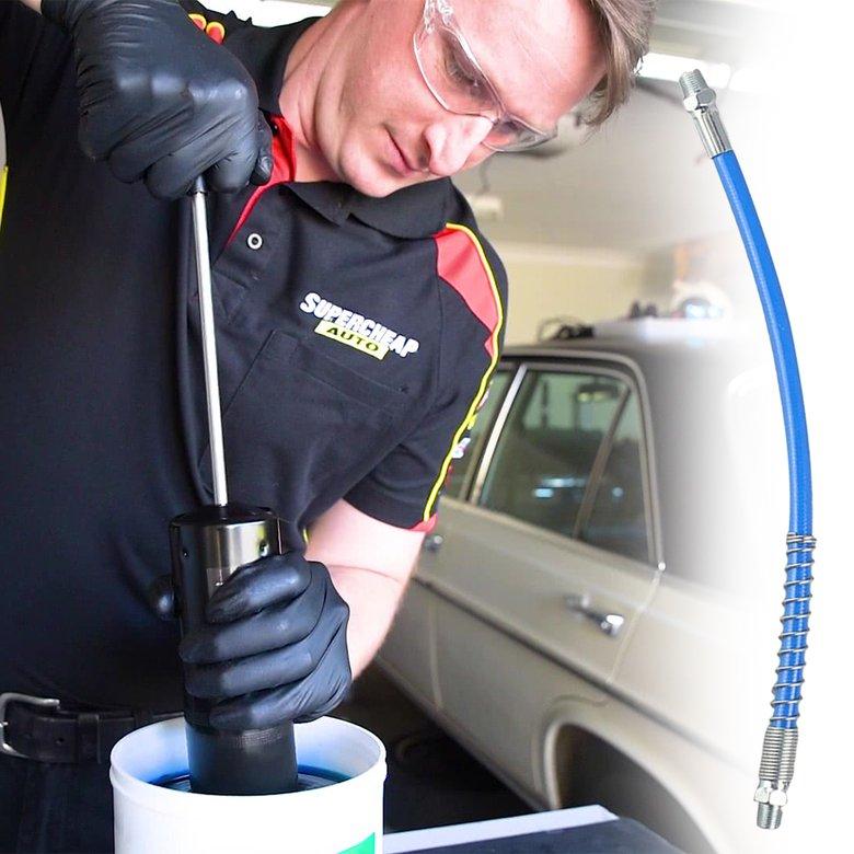 SX Grease Gun Hose 30CM Flexible Heavy Duty Flex Hose ExplosionProof