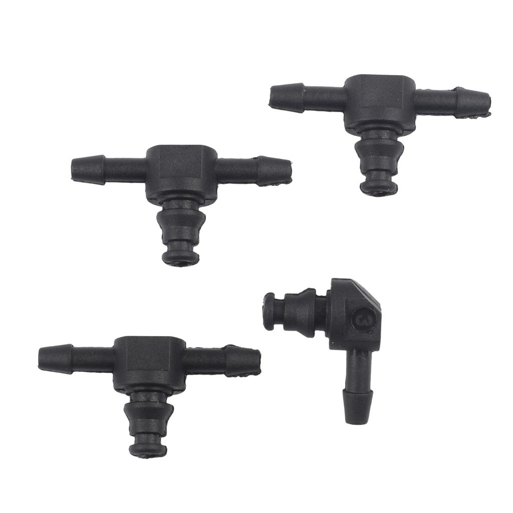Fuel Flow Connector Diesel Injector Connector Engine Repair BLACK Efficient Fuel Flow Connectors Stable Structure