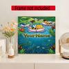 Biene Maja Customize Your Name Diamond Painting Round Diamond Diy Frameless Holiday Artwork Suitable For Home Office Wall Decoration
