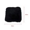 1Pc Fashion Warm Car Seat Cover Plush Winter White Universal Automotive Interior Faux Wool Universal Car Seat Cushion Warm