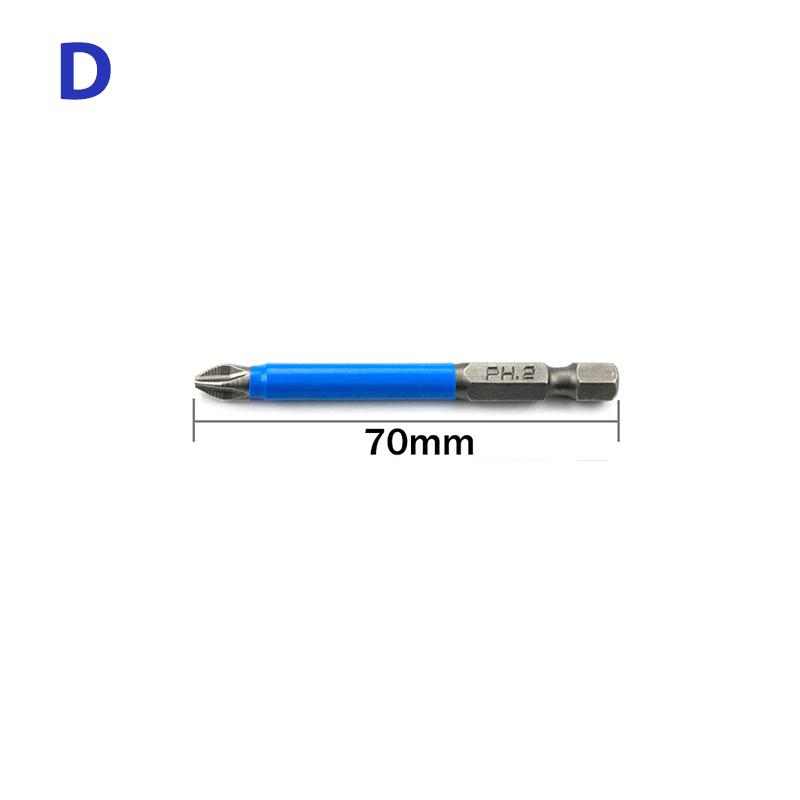 Magnetic Anti Slip Electric Screwdriver Bits 1/4" Hex Shank Precision Ph2