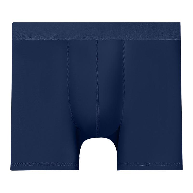 Pánské boxerky Ice Silk Anti-Friction – nadměrná velikost, prodyšné sportovní spodní prádlo