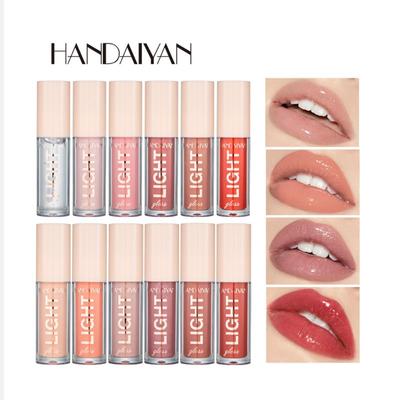 12 barev Nová kosmetika pro ženy Řada Gold Coast Velvet Moisture Lip Gloss Hydratační tekutá rtěnka Lips Makeup Lipstick Glass