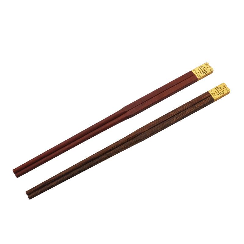 Chinese Chopsticks with Gift Box, Household, High-Grade, Non-Slip, No Paint, Original Color, Chopsticks
