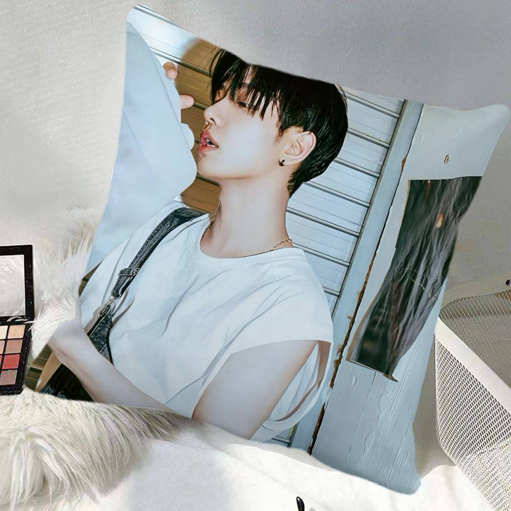 Myung Jaehyun Kpop Pillow Case Square Pillow Bedroom Sofa Leisure Comfort Cushion Car Home Decoration