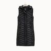Autumn and Winter New Down Cotton Vest Women's Medium and Long Glossy Leave-in Vest Large Size Vest Jacket