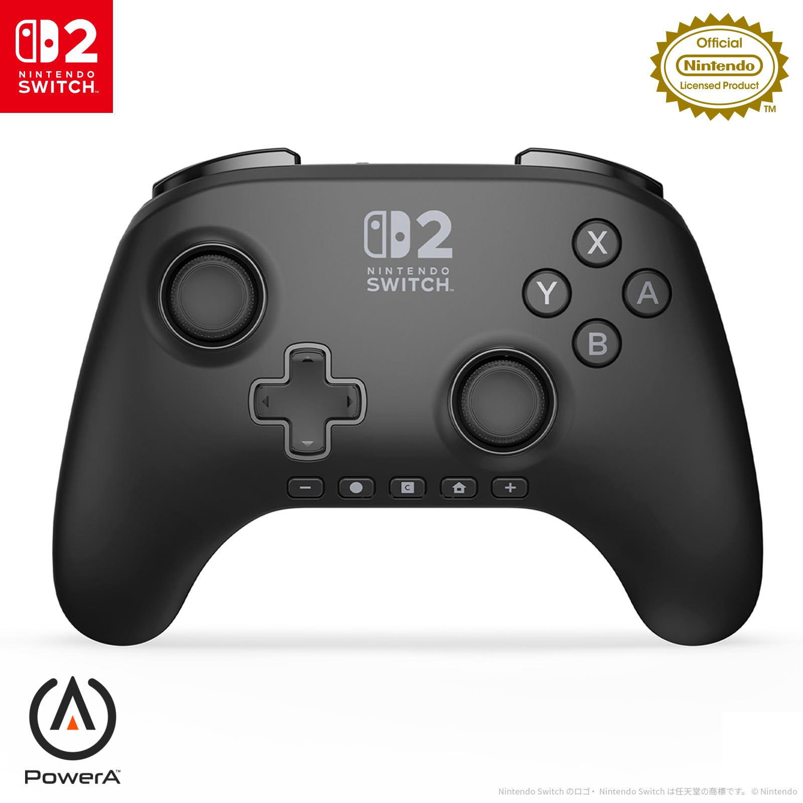 

Licensed PowerA Advantage Wireless Controller for Nintendo Switch 2 Black [Nintendo Product] – NSGP0545JP-01 [2-Year Warranty] чёрный