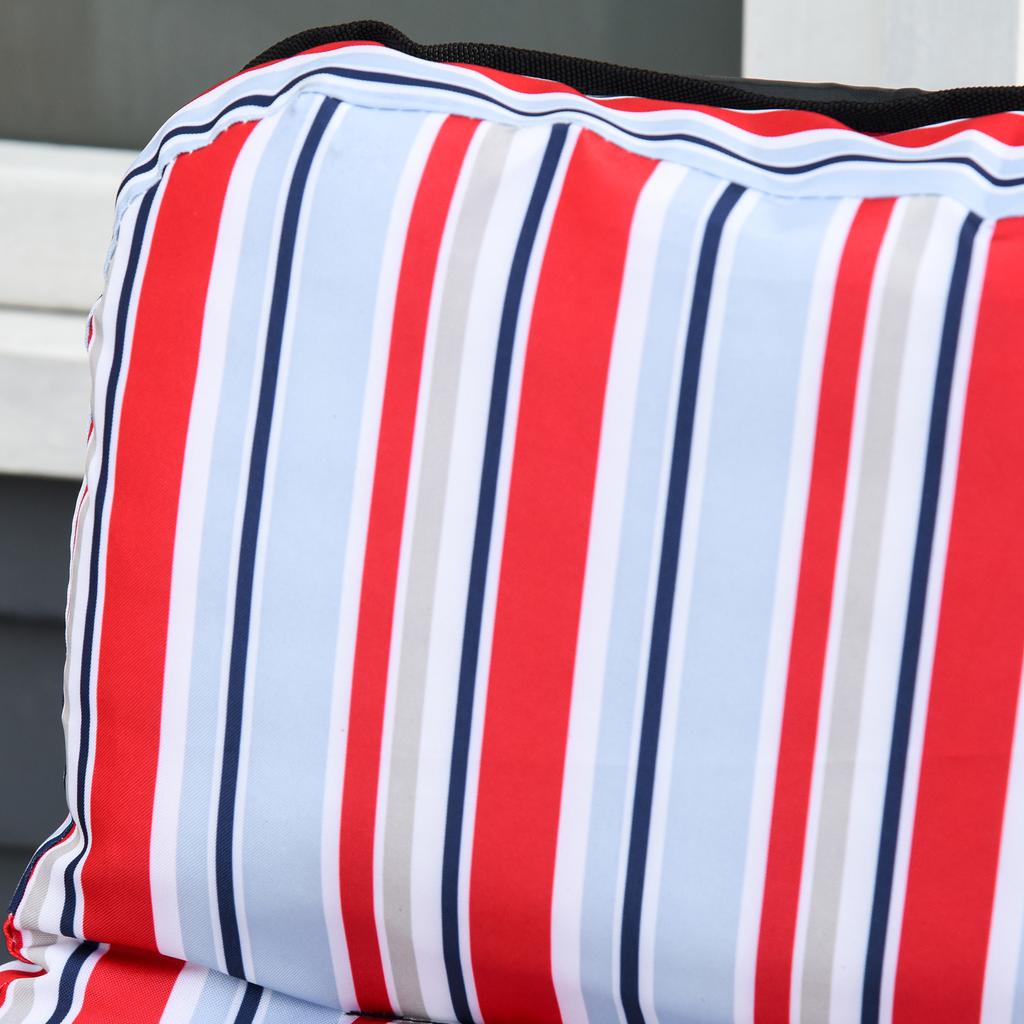 Reclining Garden Chair Set of 2, 5-Level Adjustable Zero Gravity Chairs with Cushions