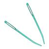 2 Pieces Aluminum Darning , Sewing with Large Eye And Curved Tip, Knitting 2x Big