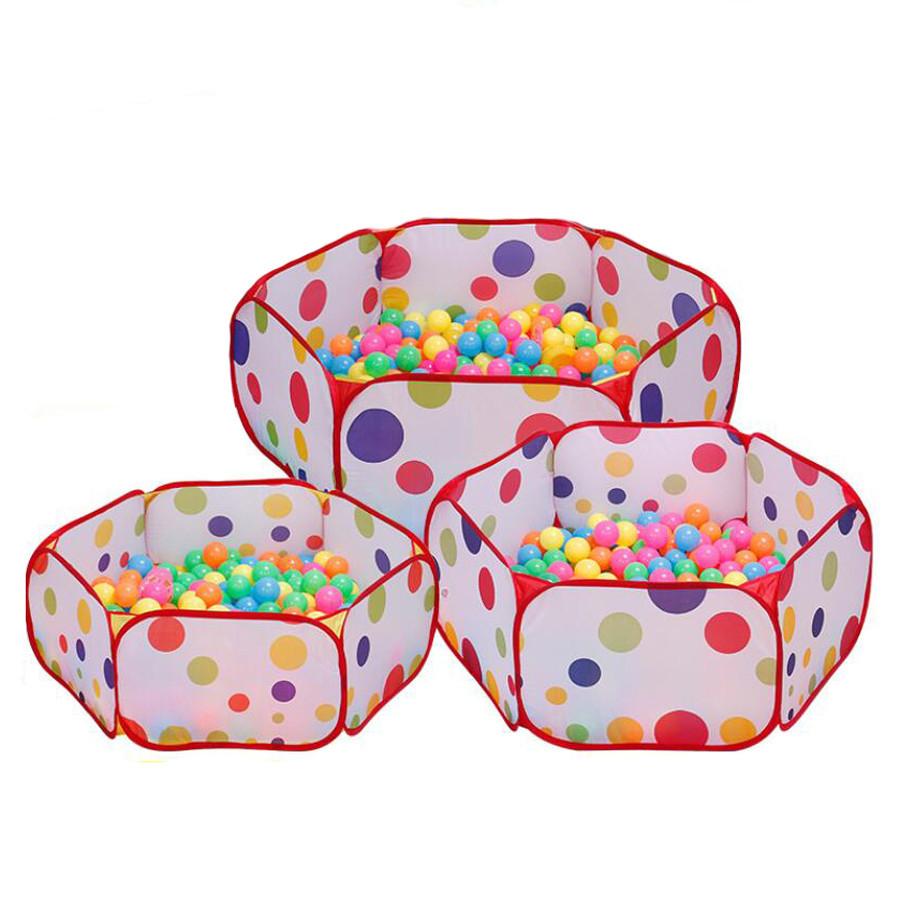Cort Pliabil Portabil Interior Exterior Jucării Educative Colorate Piscină cu Bile Oceanice Loc de Joacă Casă Cadou Pentru Copii Copii