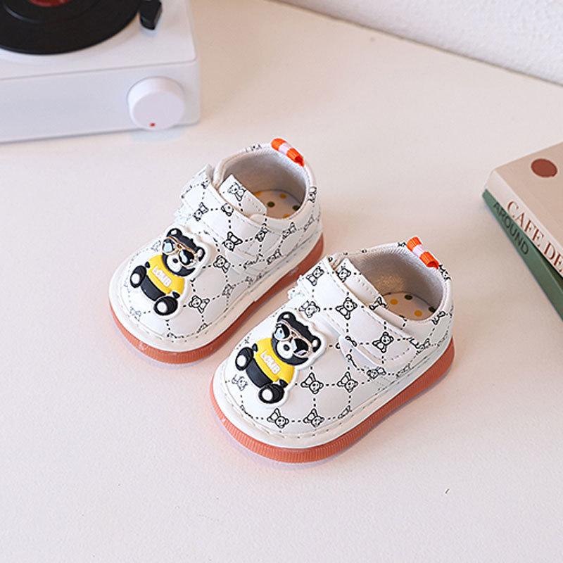 Scarpe Basse Singole Cartoni Animati per Bambini Primavera e Autunno 0 1-2 Anni Neonati e Bambini Piccoli Maschi e Femmine Sono Chiamate Suole Morbide