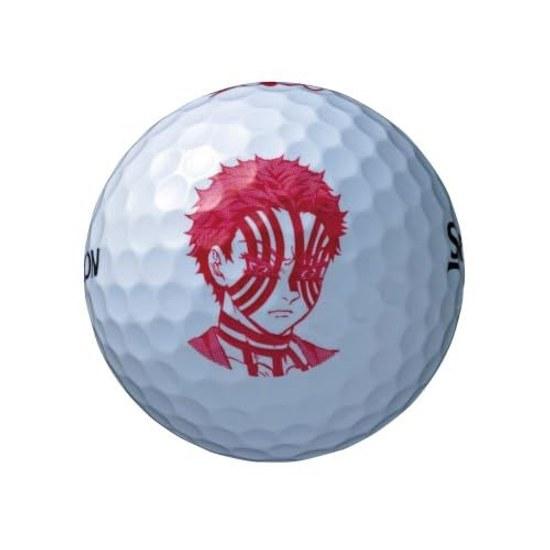 Dunlop Golf Balls TRI-STAR6 Demon Slayer Character 1 Dozen (12 Pieces) White