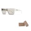 Burberry Square One-Piece Hip Hop Star Style Irregular Sunglasses Unisex Couple Style