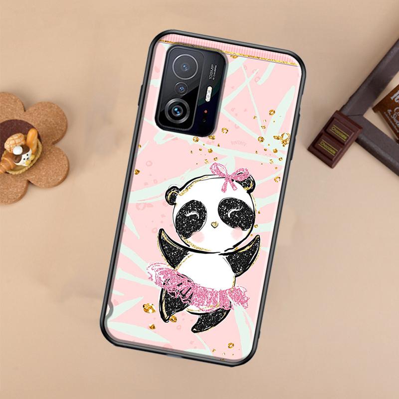 Panda Cute Case For Xiaomi POCO X7 X6 Pro X3 X5 M6 F3 F5 F6 Pro 11T 12T 13T 14T Pro 13 14 Ultra Cover