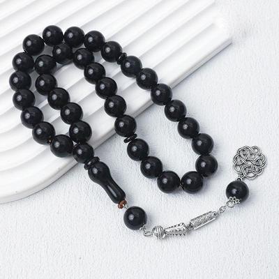 33-Perlen 12mm Tasbih Muslimisches Gebetsarmband Hui Arabischer Schmuck