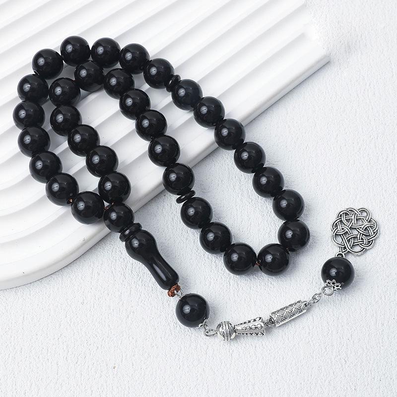 33-Bead 12mm Tasbih Muslim Prayer Bracelet Hui Arabic Jewelry