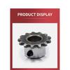 1pc 04C 2Pitch 15mm Height 10 Teeth Standard Sprocket 6/8/10mm Bore With M5*1 Setscrew Hole Ready To Install