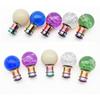 Universal Crystal Acrylic Gear Shifter Knob With 3 Adapters Ergonomic Design For Manual Automatic Transmission Vehicles