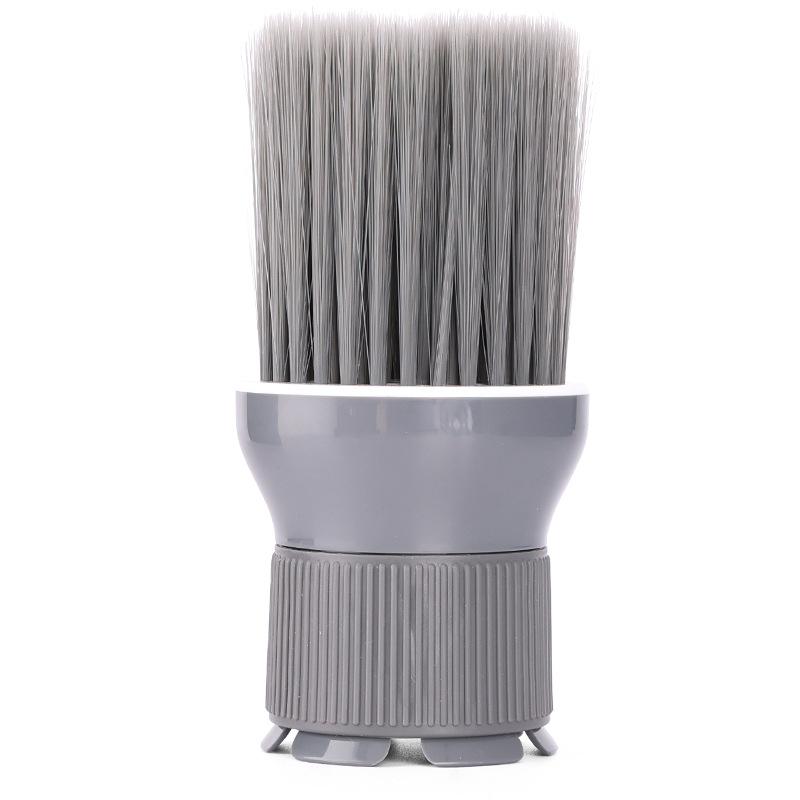 1Pc Hair Dryer Brush Hairdressing Whirlwind Neck Brush Barber Haircut Cleaning Shredded Hair Brush Family Salon Supplies