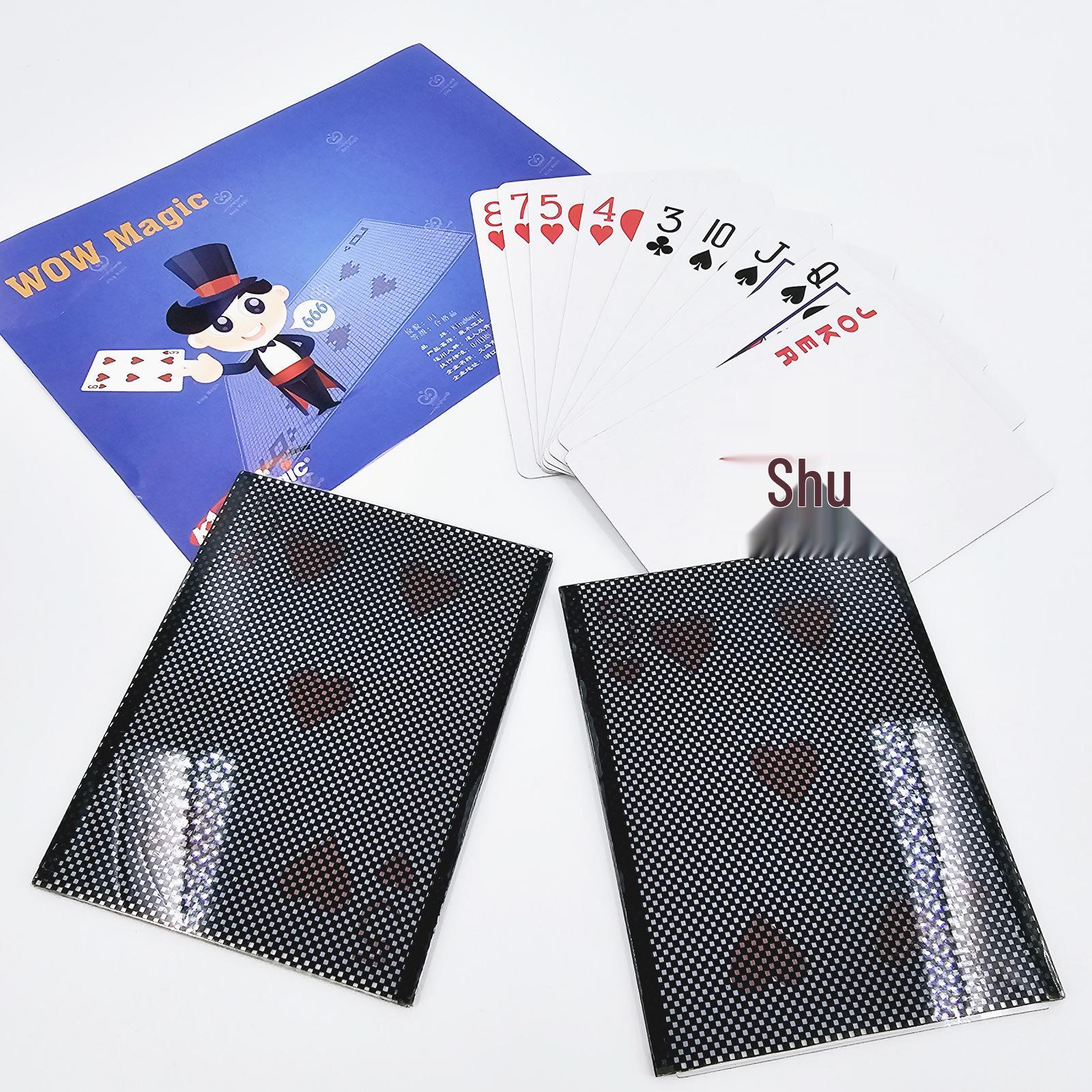 KingMagic WOW Vacuum Instant Lightning Card Change Close-Up Magic Prop
