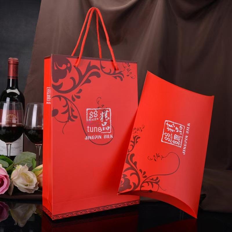 Chinesischer roter Schal mit Logo-Stickerei für Jahrestagung und Klassentreffen