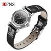 Ofns Women's Vintage Roman Numeral Quartz Watch Fashion Retro Dial, Waterproof, Small Casual Everyday Wristwatch for Ladies