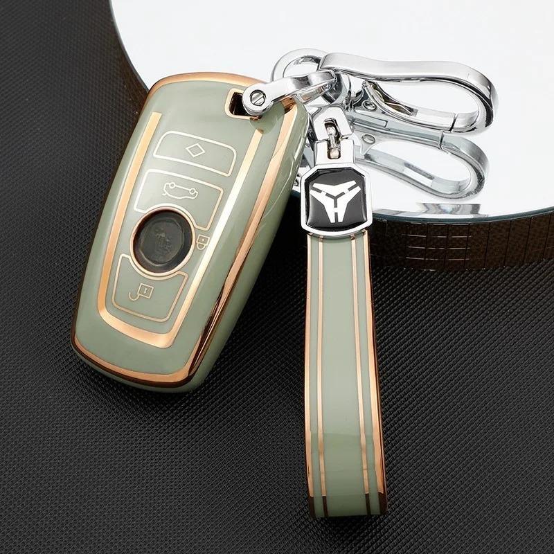 Premium Tpu Car Key Cover Case For Bmw 1 3 5 7 Series X1 X3 X5 X4 F10 F15 F16 F20 F30 F18 F25 M3 M4 E34 Auto Key Accessories