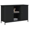 VidaXL Meuble TV noir 100x35x65 cm bois d'ingénierie 832778