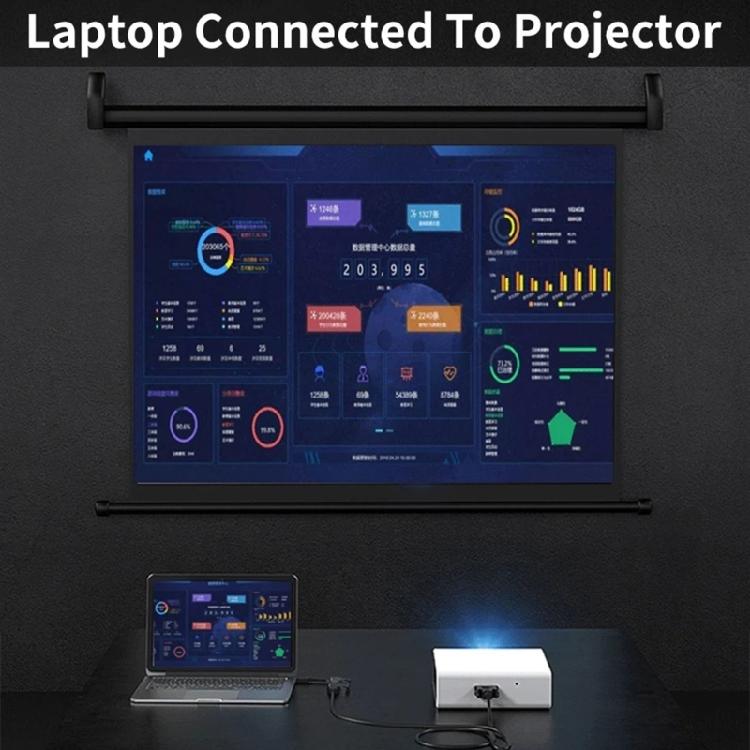 15Pin VGA Y Adapter VGA Male To Double Female Connectors VGA Cable For Double Monitor Offices Projectors Setups