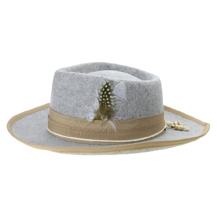 

Classical Homburg Hat Panama Hat Gift for Boyfriend Top Hat Wide Brimmed L