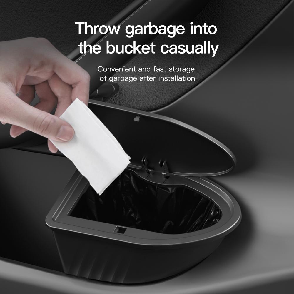 YZ  For Tesla 2025 Model 3 Y Highland Juniper Door Storage Box Tesla Door Trash Can Interior Storage Modification Accessories