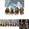 Humorous Brown Latex Old Man Mask Ideal For Halloween Costumes And Parties