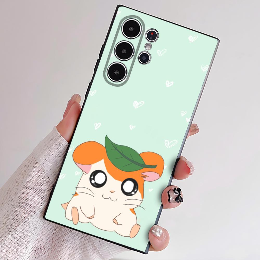 Hamtaro Cute Hamster Kawaii Lovely Phone Case For Samsung S Series S22 S23 S24 S25 FE Plus Ultra TPU Soft To Skin-friendly Case
