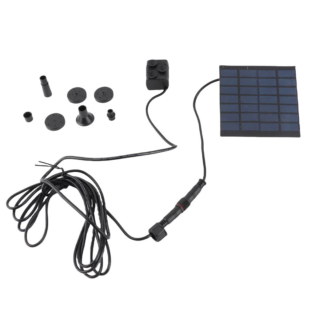 Mini Solar Fountain Pump Water Pump Power Panel Kit Solar Panel Water Pump for Garden Pool