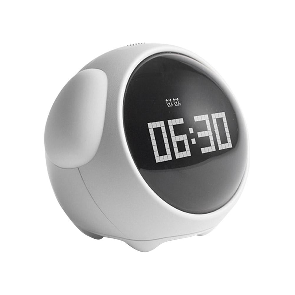 Expression Table Alarm Clock Night Light Creative Cute Electronic Alarm Clock Snooze Function Decorations for Living Room