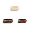 IngeSight.Z 3 Styles Exaggerated Vintage Resin Acrylic Bangle Women Punk HipHop Irregular Geometric Wide Bracelet Couple Jewelry