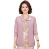 2026 Spring/Autumn Elegant Age-Defying Top for Middle-Aged and Elderly Women - New Style