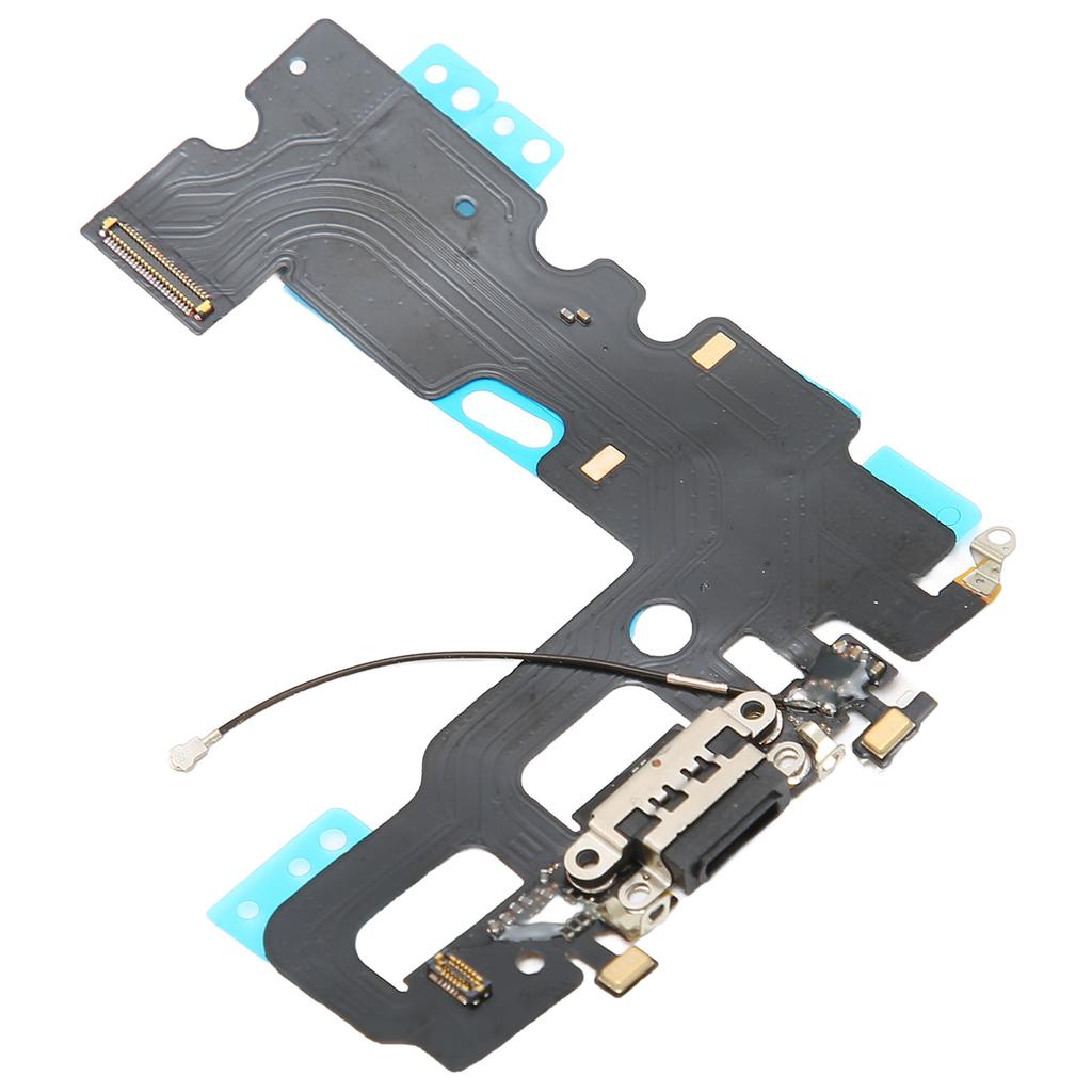 Charging Port Flex Cable USB Charging Port Dock Connector Flex Cord Replacement for IPhone 7Black