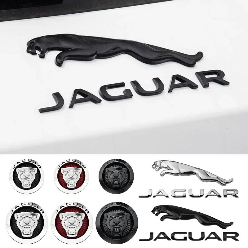 3D ABS Car Front Grill Emblem Logo Rear Trunk letter Badge Sticker For Jaguar XF X-TYPE S-TYPE XE XJ XK XJL XFR F-Type F-Pace ZZ4