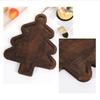 Exquisite Christmas Wooden Tray Santa Hat Snack Tray Cutting Board Fruit Plate  Hotel