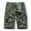 Heren Camo Cargo Shorts Meerdere Zakken Camouflage Korte Broeken Outdoor Werkkleding Zomer Casual Shorts Heren