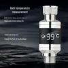 Luxury Anti-Scald Shower Head with Digital Thermometer for Safe Bathing