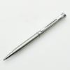 Mini Penna a Sfera Portatile in Metallo 0,7 mm Ricarica Nera Penna a Sfera a Rotazione Penna per Firma Materiale di Cancelleria per Ufficio/Scuola