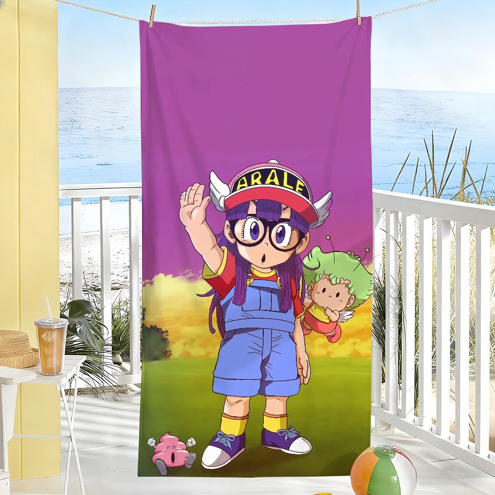 Classic Anime D-Dr. Slump Cute Towel Soft Pool Gift For Travel Gym Shower Camping Quick Dry Sports Large Beach Towels