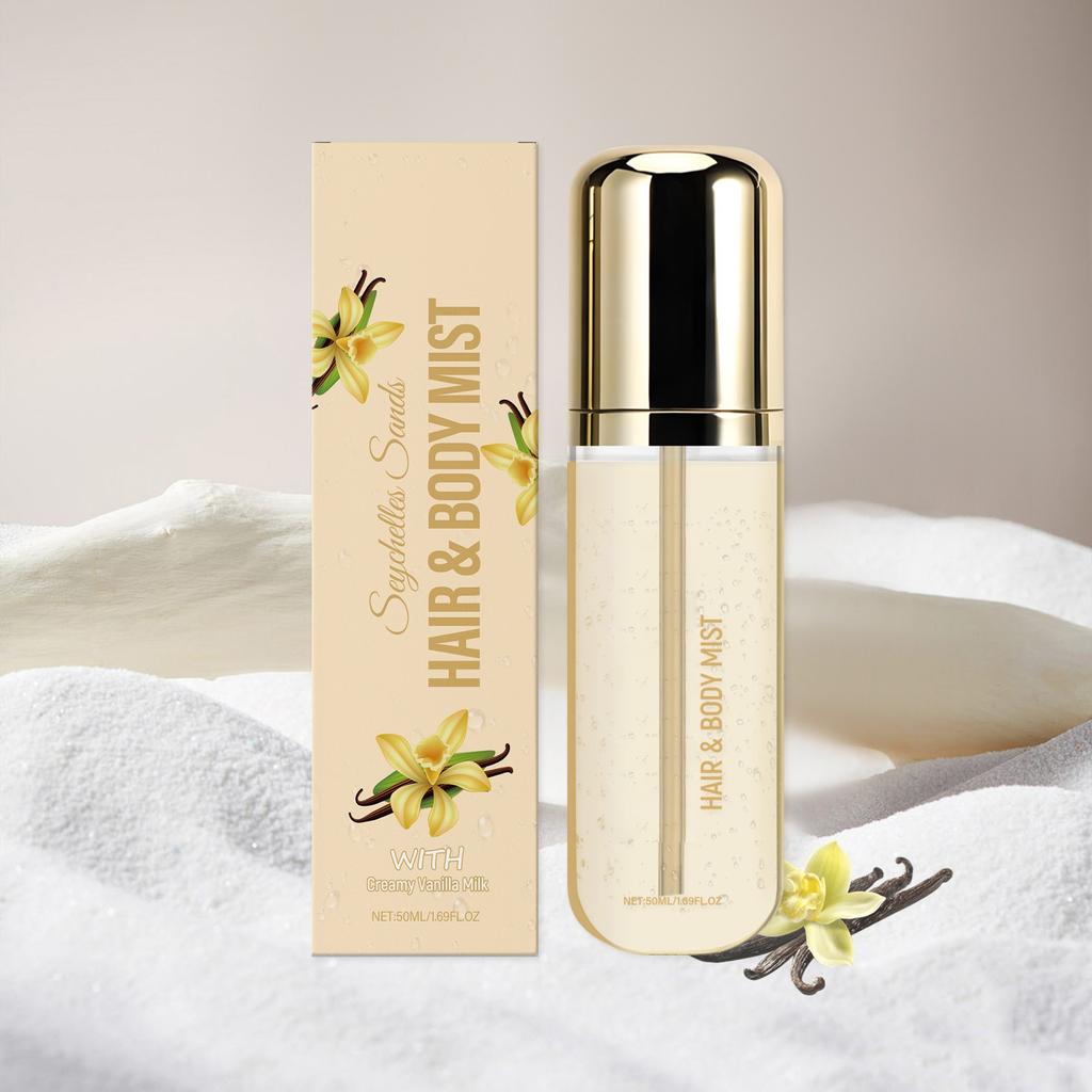 Creamy Hair And Body Spray Body Perfume Spray Lightweight Moisturizing Hair Care Eau Parfum,50ml