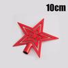 20PCS Christmas Tree Toppers Pentagram Accessories Electroplated Tree Toppers Garland Accessories Christmas Decorations