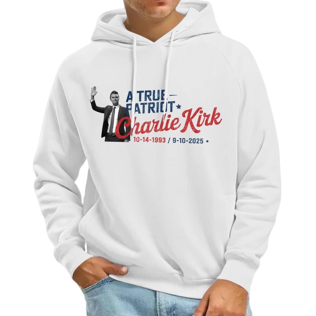 Men's Raglan Long Sleeve Hooded Sweatshirt